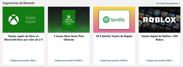 Canjear Microsoft Rewards - 2