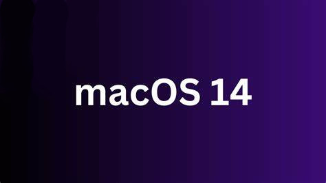 macOS 14